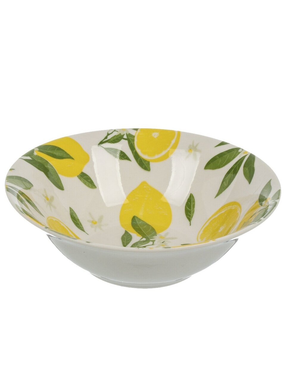Салатник керамика, круглый, 15х5 см, 0.36 л, Лимоны, МФК, MFK07276