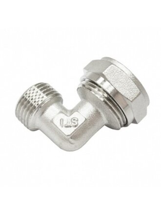 Уголок 20х1/2" мм, наружная резьба, STI