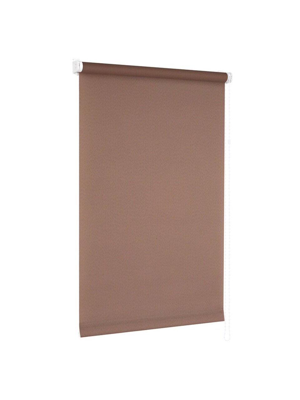 Рулонная штора Роял, 170х43 см, ширина крепления 47 см, какао, Delfa, СРШ-01М-2880