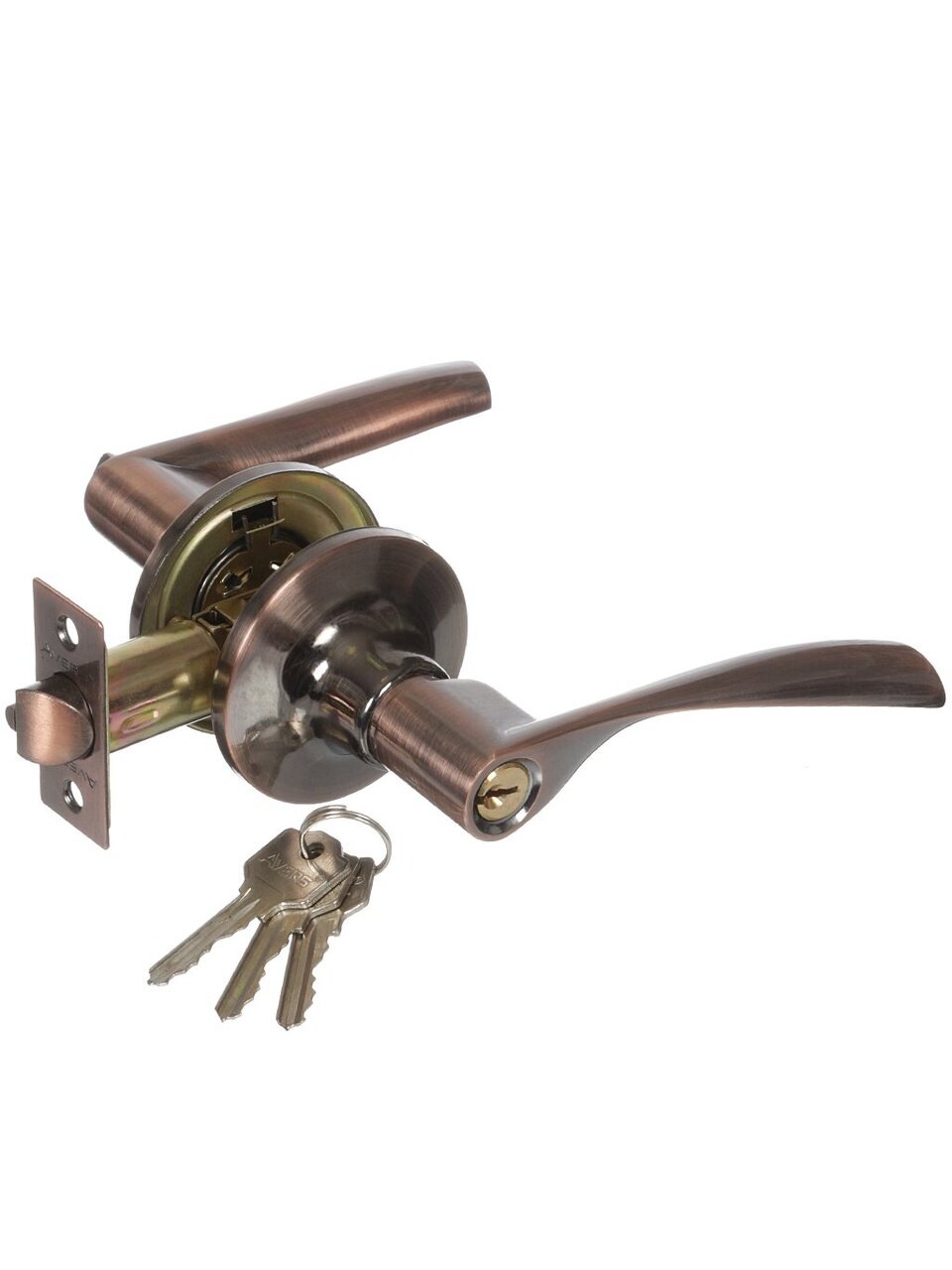 Защелка Avers, 8023-01-АС, 20403, ключ/фиксатор, медь, алюминий