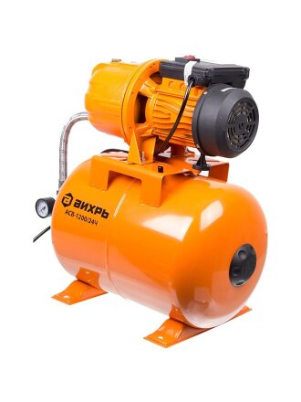 Насосная станция Вихрь, 1200 Вт, глубина погружения 9 м, максимальный напор 45 м, 4.2 м³/ч, АСВ-1200/24Ч