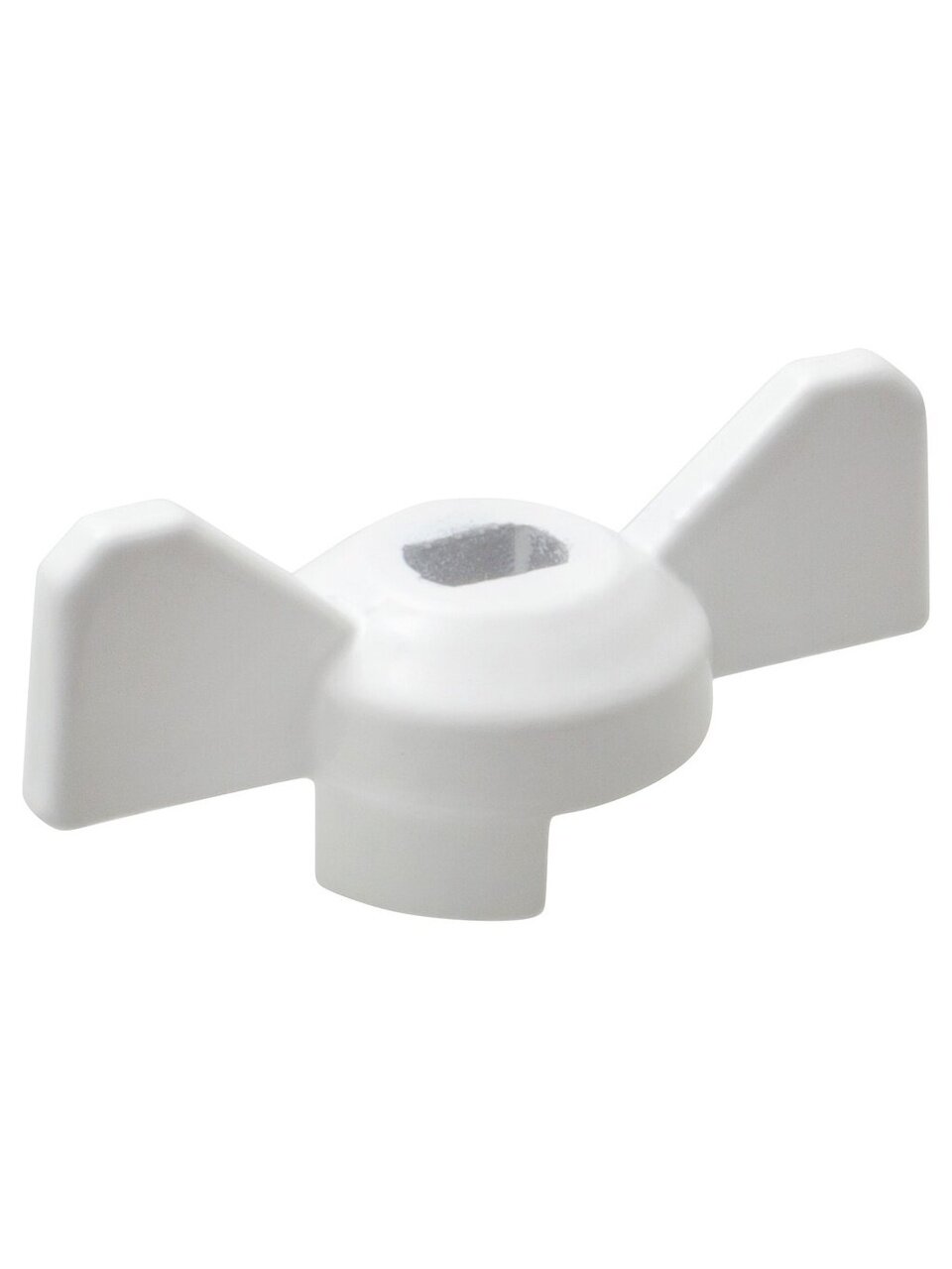 Ручка-бабочка для крана, 1/2"-3/4", белая, индивидуальная упаковка, MasterProf