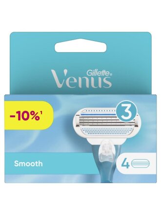 Сменные кассеты для бритв Venus, Smooth, для женщин, 4 шт