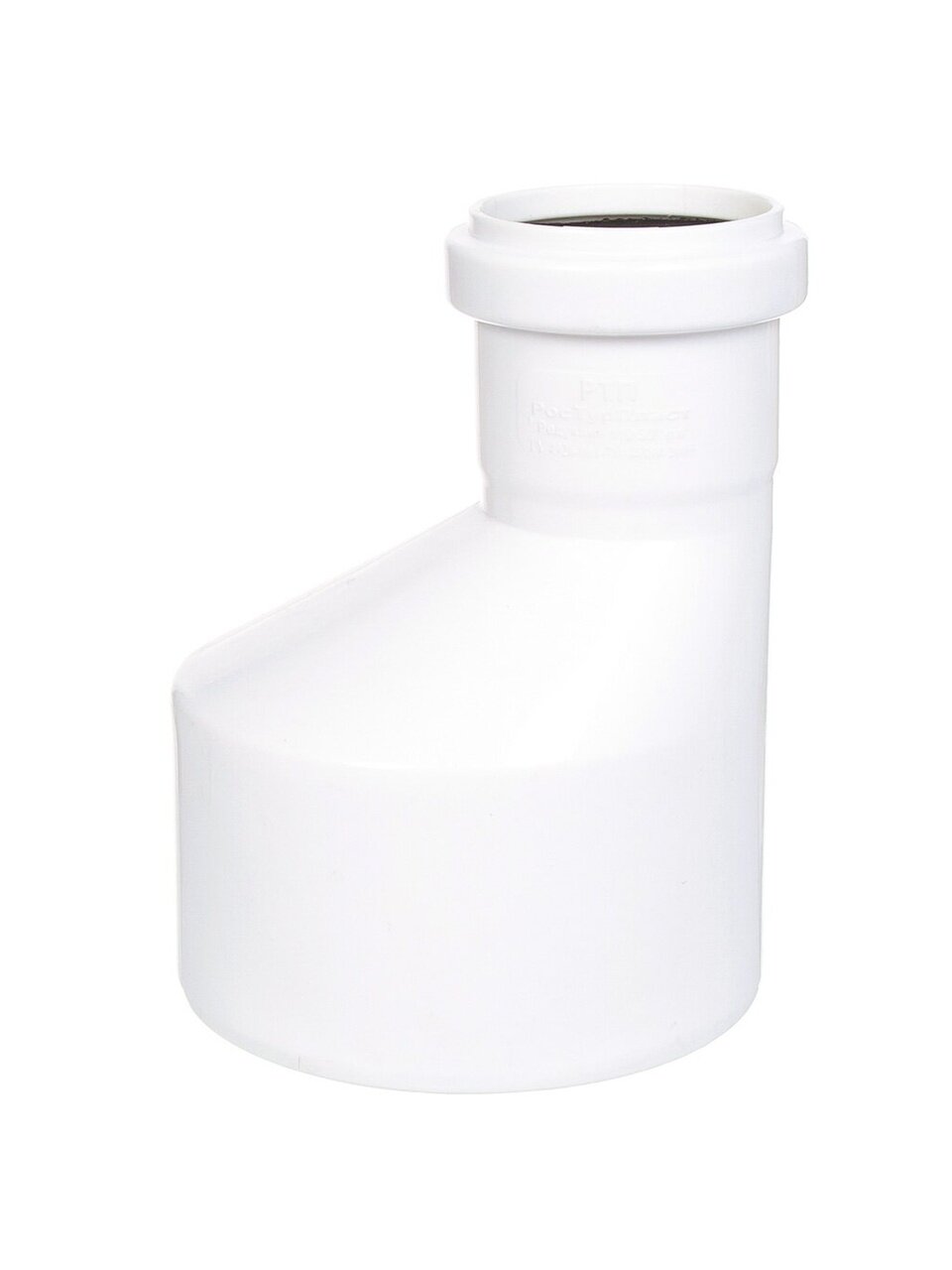 Редукция канализационная 50х110 мм, РосТурПласт, белая, 24574