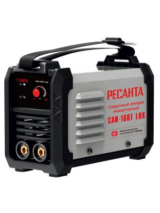 Сварочный аппарат инверторный, Ресанта, САИ-160Т Lux, 6.5 кВт, 160 А, электрод