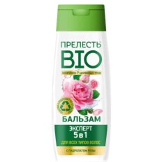 Бальзам-ополаскиватель для поврежденных волос, Прелесть Био, 5в1 с гидролатом розы, 250 мл Бальзам-ополаскиватель для поврежденных волос, Прелесть Био, 5в1 с гидролатом розы, 250 мл