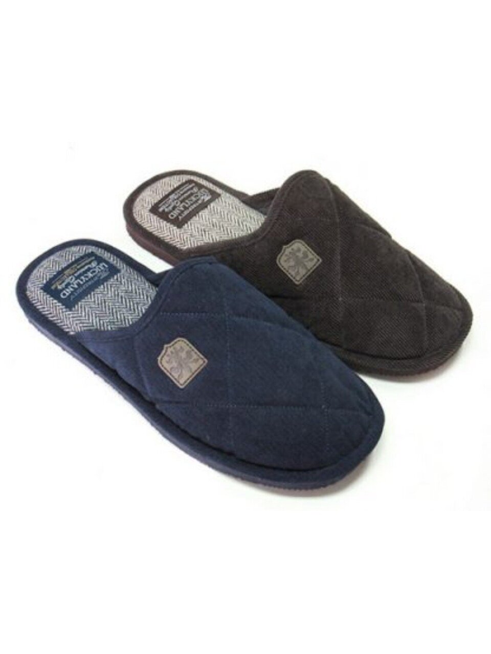 Тапки для мужчин, полиэстер, в ассортименте, р. 41, закрытые, 4100 M-CH-C