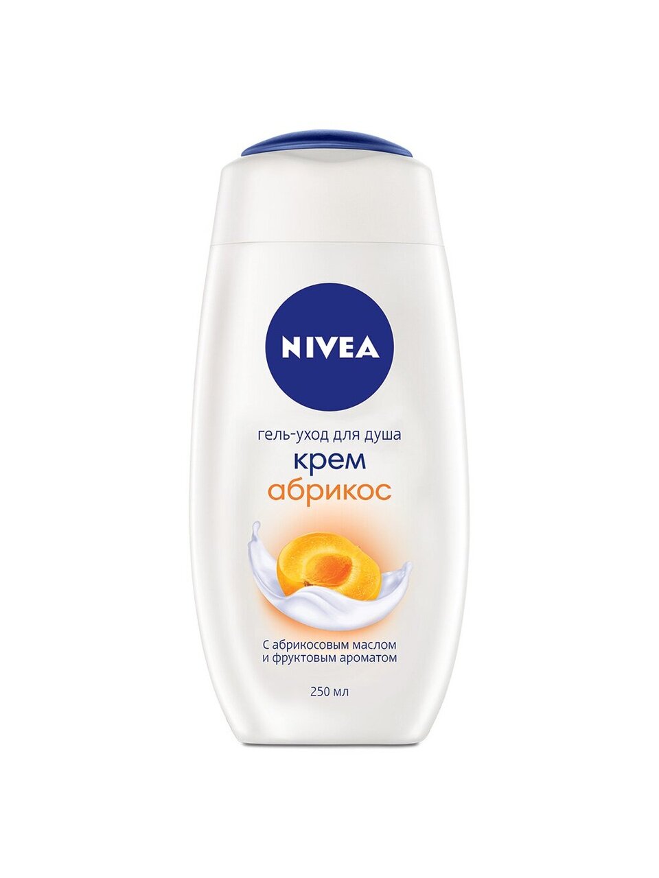 Крем-гель для душа Nivea, Молоко и абрикос, 250 мл