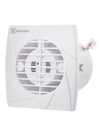 Вентилятор вытяжной настенный, Electrolux, установочный диаметр 120 мм, 20 Вт, 150 м³/ч, обратный клапан, Eco, EAFE-120