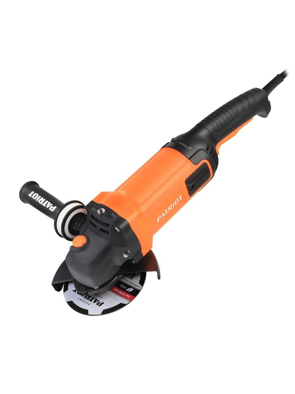Угловая шлифовальная машина Patriot, AG 190, 2000 Вт, 180 мм, пылезащищенная