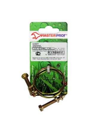 Хомут обжимной проволочный, 1"1/4, сталь, оцинкованный, 2 шт, спиральный, MasterProf, ИС.140831