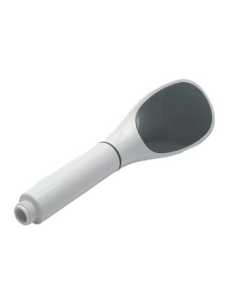 Лейка для душа, пластик, наружная резьба, 1 режим, белая, Potato, P077-7