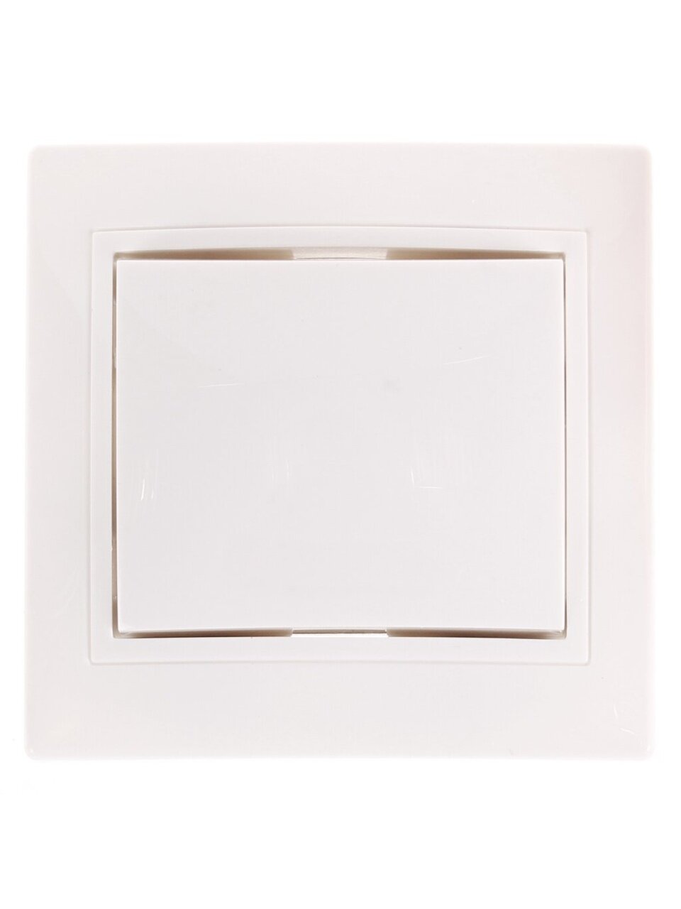 Выключатель скрытой установки, одноклавишный, без заземления, 10 А, керамика, белый, TDM Electric, Таймыр, SQ1814-0001