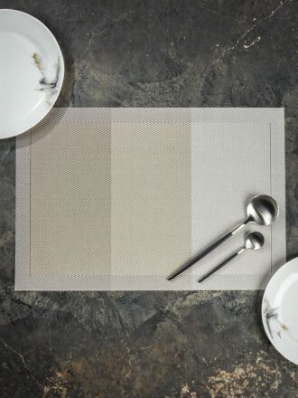 Салфетка для стола полимер, 45х30 см, прямоугольная, Капучино, Y4-4340