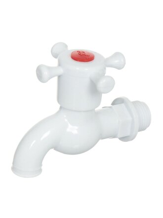 Кран водоразборный 1/2'', пластик, индивидуальная упаковка, ComfortFactor