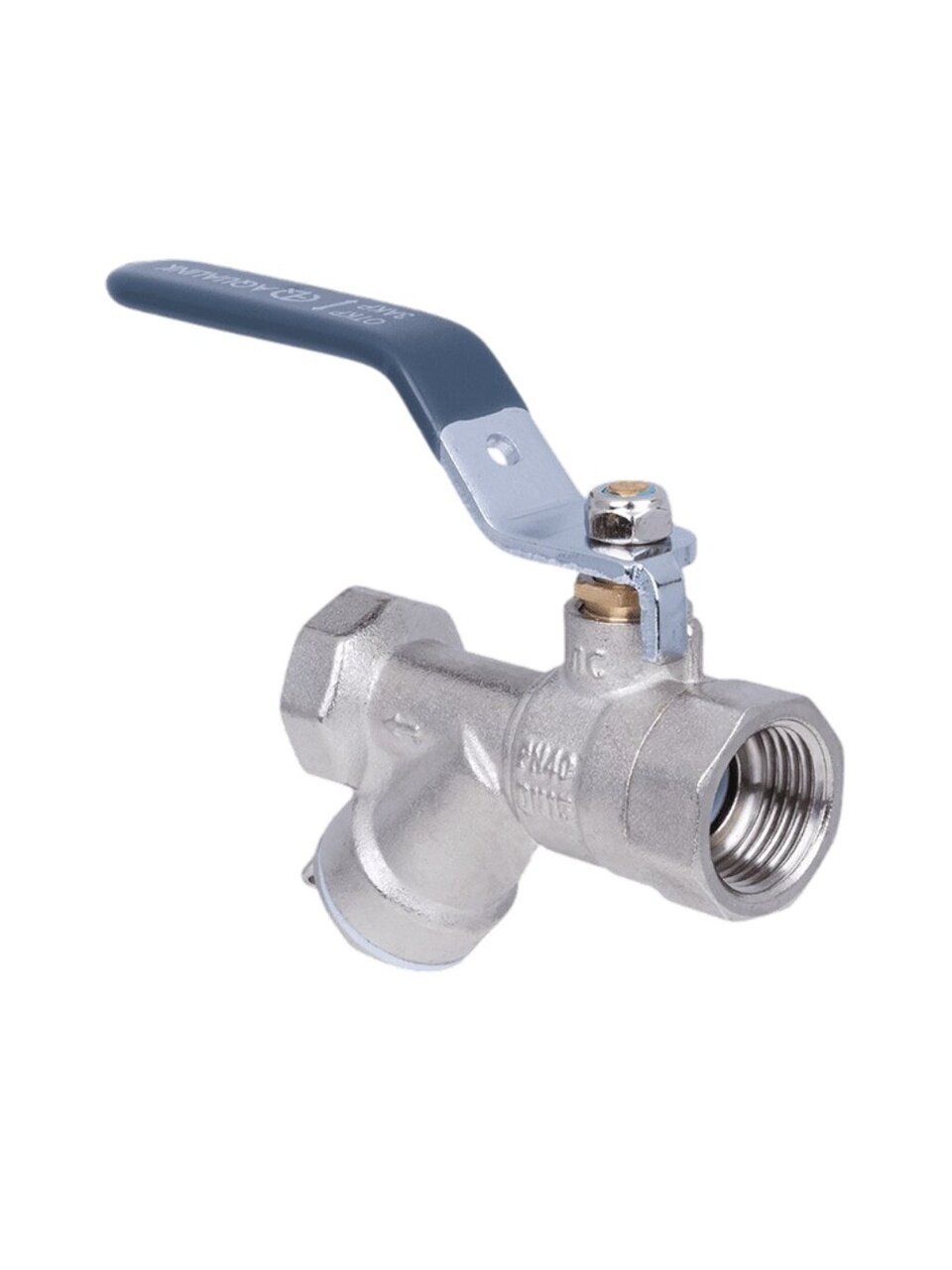 Кран для воды с фильтром 1/2'', г-г, ручка, AquaLink