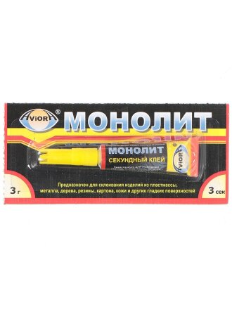 Клей Aviora, универсальный, однокомпонентный, 3 г, 403-001, Монолит