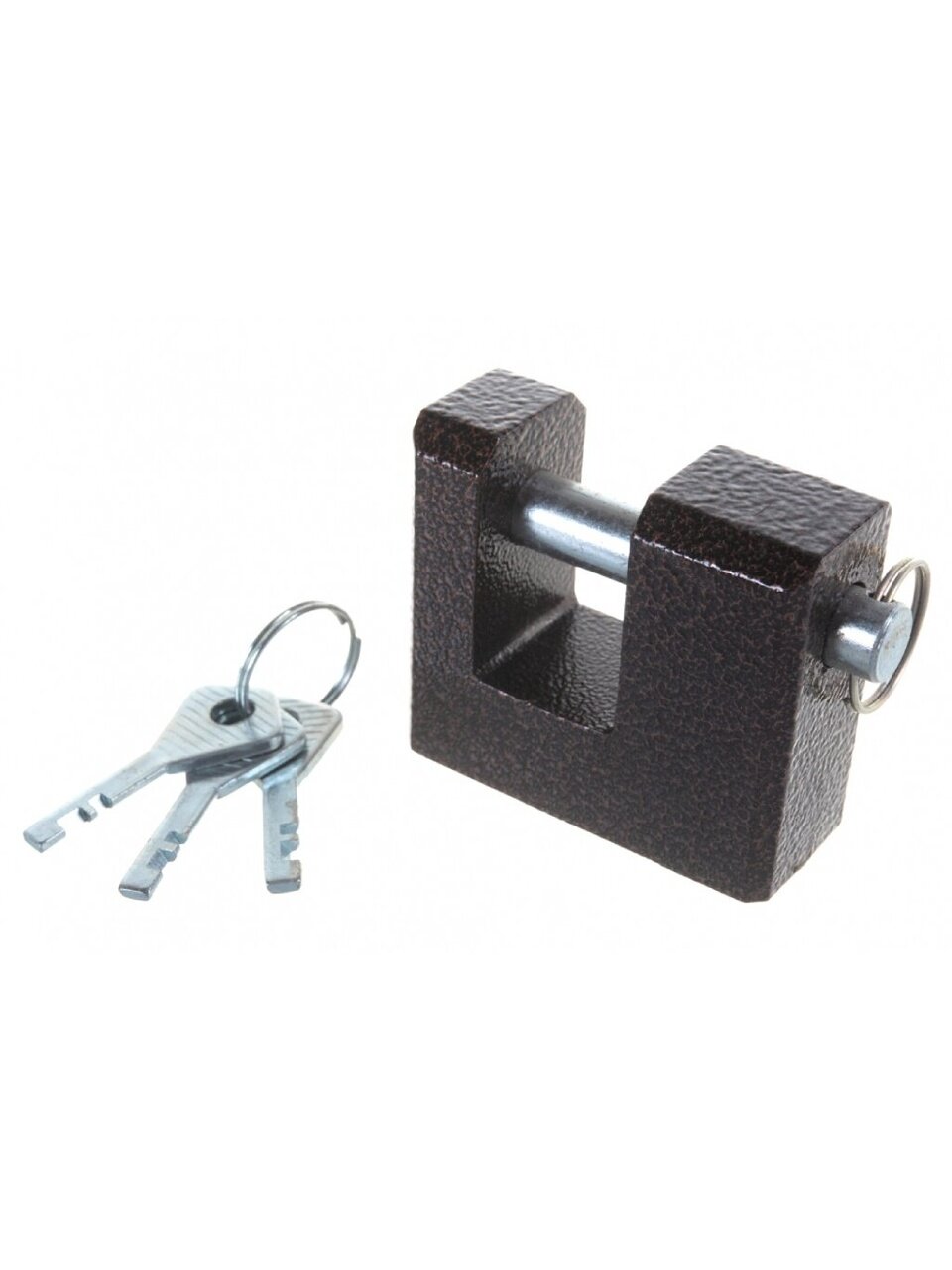 Замок навесной Зенит, ВС2-3-02, БП-00011671, блистер, дисковый, бронза, 68 мм, 3 ключа