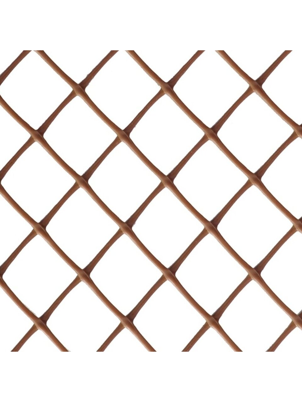 Сетка садовая пластмасса, ячейка 40 х 40 мм, 1000 см, ЗР-10, коричневая, Протэкт, З-40/1,5/10