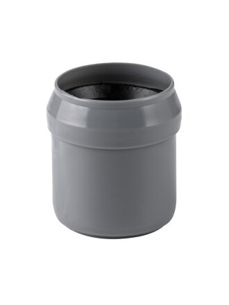 Редукция канализационная концентрическая, 50х32 мм, РосТурПласт, полипропилен, серая, 36633