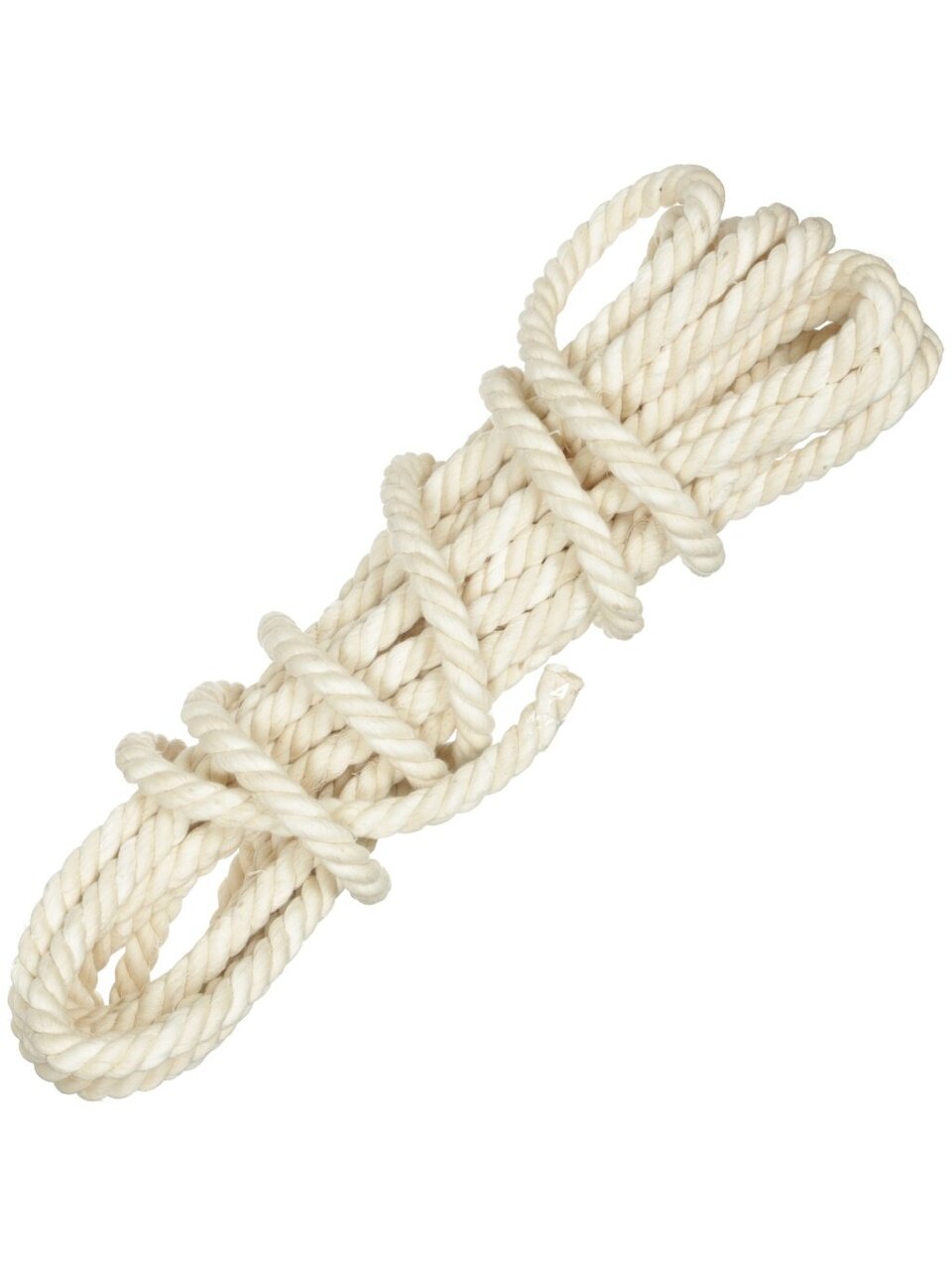 Веревка диаметр 14 мм, хлопок, хозяйственная, 11 м