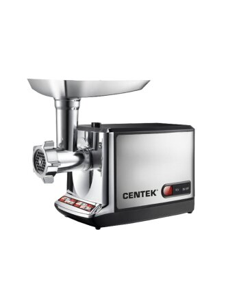 Мясорубка электрическая Centek, CT-1613, 2000 Вт, реверс, 2 кг/мин, пластик, металлический лоток