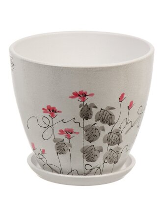 Горшок керамика, 8.3 л, овал, Пинкуока №6, 631334