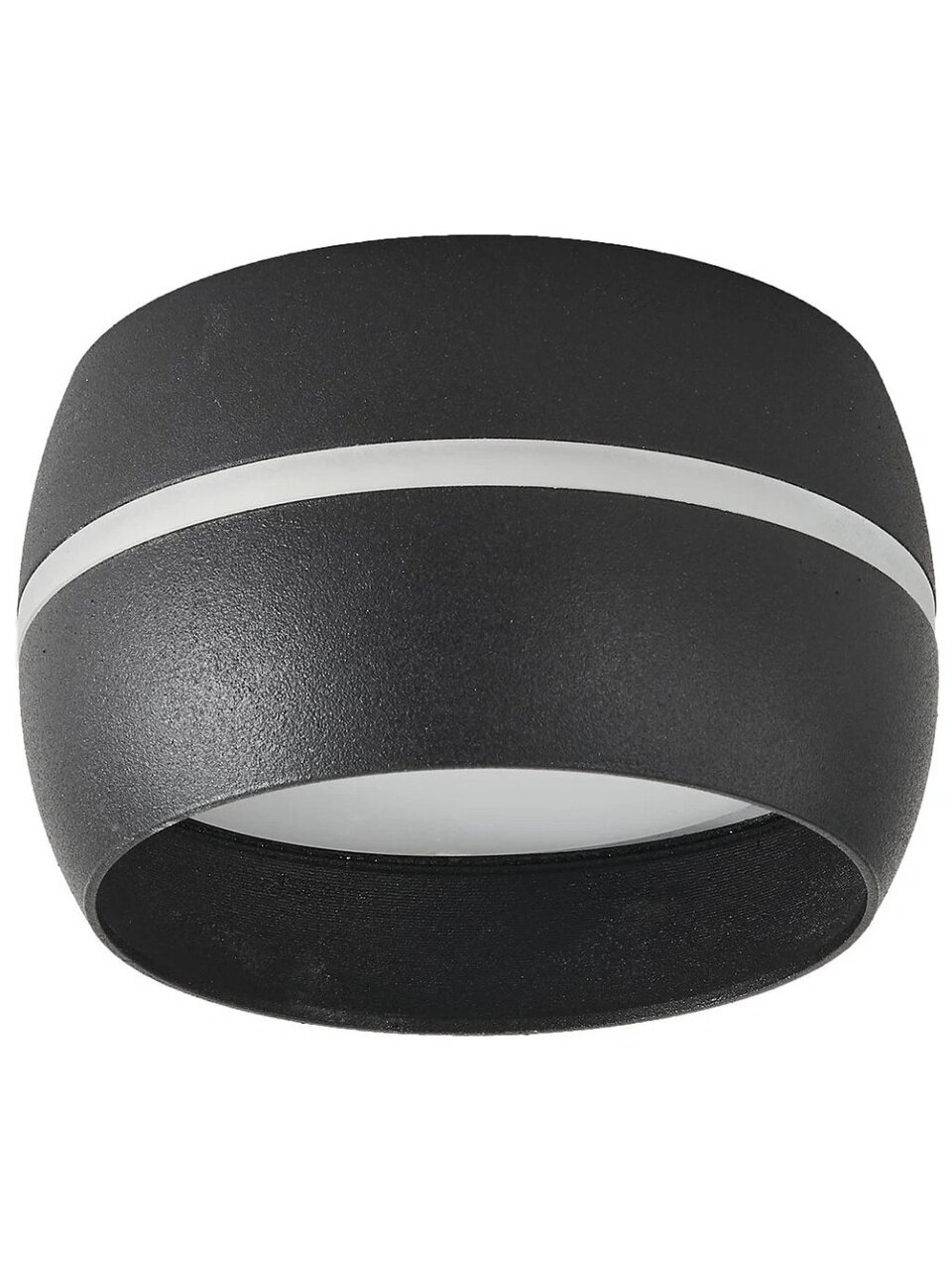 Светильник накладной General Lighting Systems, Чаша, 50 Вт, GX53, на 1 лампочку, IP20, 9х9х5 см, боковой рассеиватель, Спот, черный, 661342