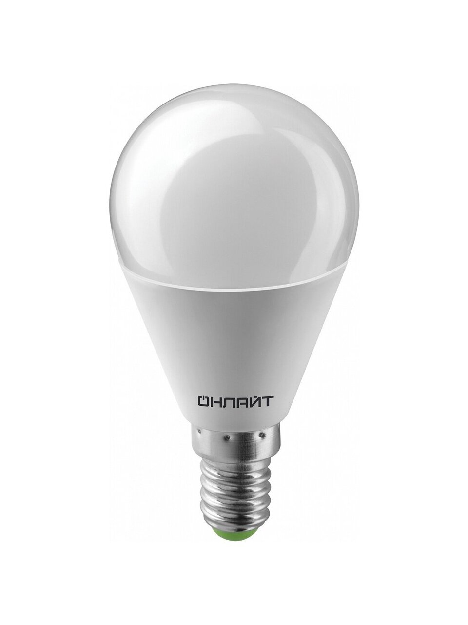 Лампа светодиодная E14, 6 Вт, 60 Вт, шар, 4000 К, нейтральный белый свет, Онлайт, 71644