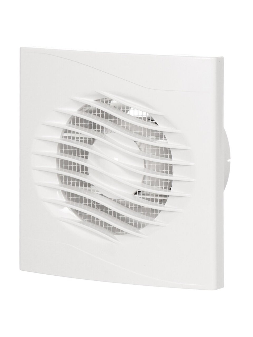 Вентилятор вытяжной настенный, Viento, установочный диаметр 100 мм, 13 Вт, 130 м³/ч, Волна, В100С