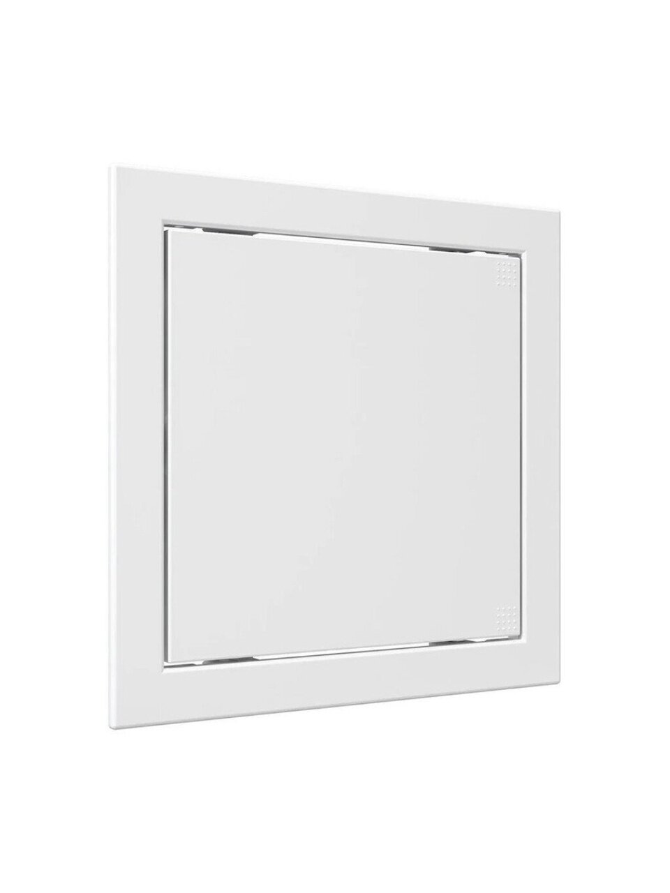 Люк ревизионный пластик, 218х218 мм, нажимной, 196х196, фланец, Auramax, Эра, AD