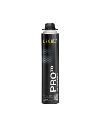 Пена монтажная Kronbuild, Pro, профессиональная, 70 л, 850 мл, 950 г, зимняя, FWP70