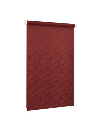 Рулонная штора 160х62 см, ширина крепления 66 см, бордовая, Delfa, СРШ-01МЭ-899
