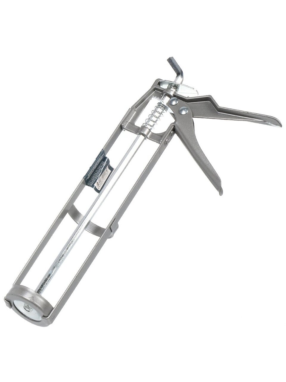 Пистолет для герметика, 225 мм, скелетный усиленный, шток 8 мм, с фиксатором, Bartex, 150025