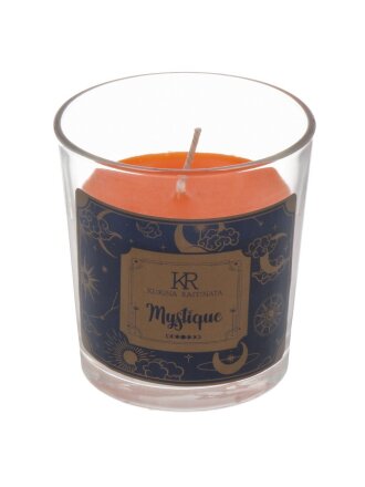 Свеча ароматическая, 9х3 см, в стакане, в ассортименте, Kukina Raffinata, Новогодние мотивы, Ода в стакане, 250 г, 501300