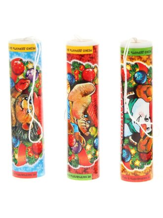 Хлопушка 10 см, 3 шт, серпантин, Тсз, Супер, ТР108