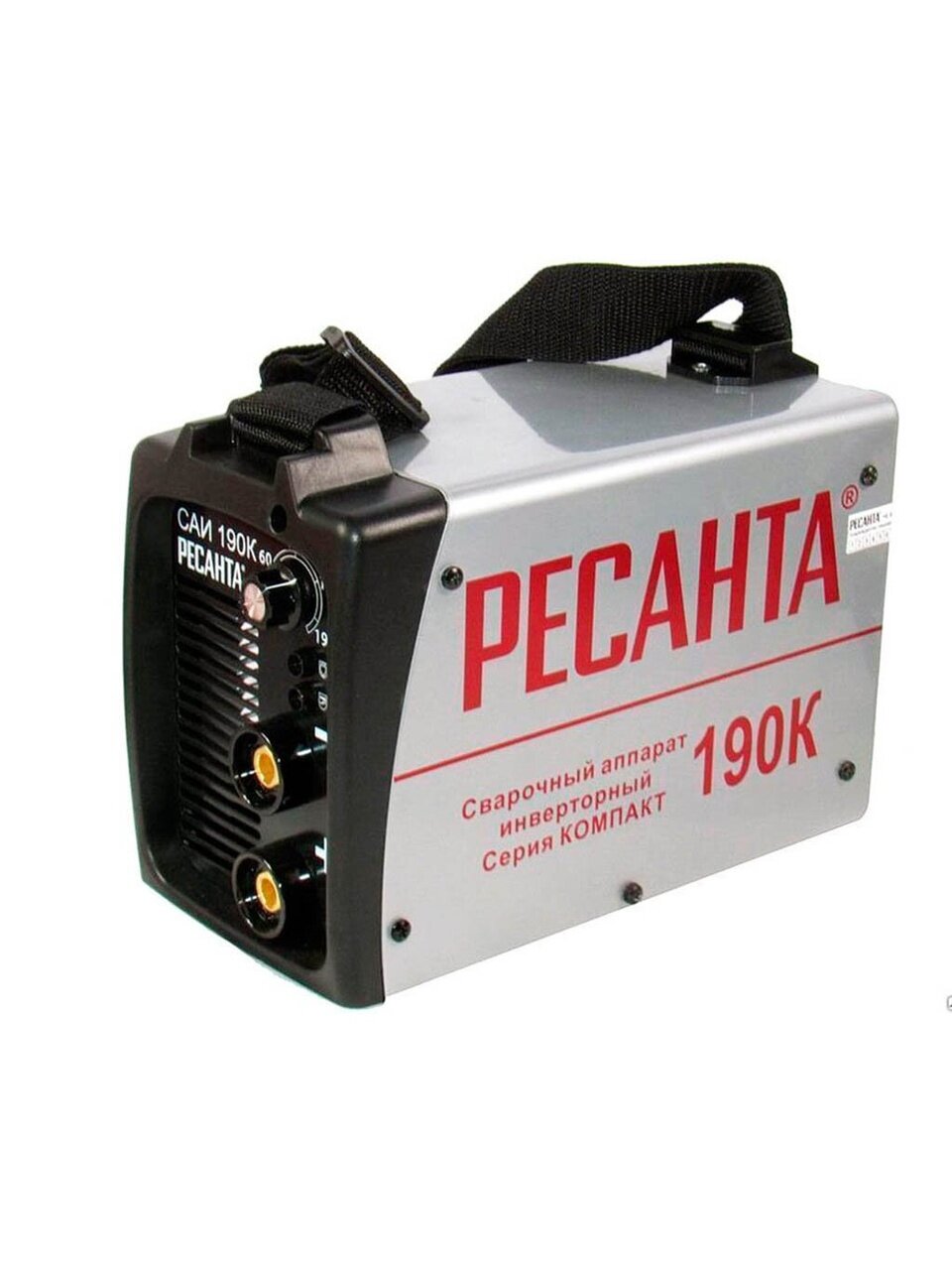 Сварочный аппарат инверторный, Ресанта, САИ-190 Компакт, 6.5 кВт, 190 А, электрод