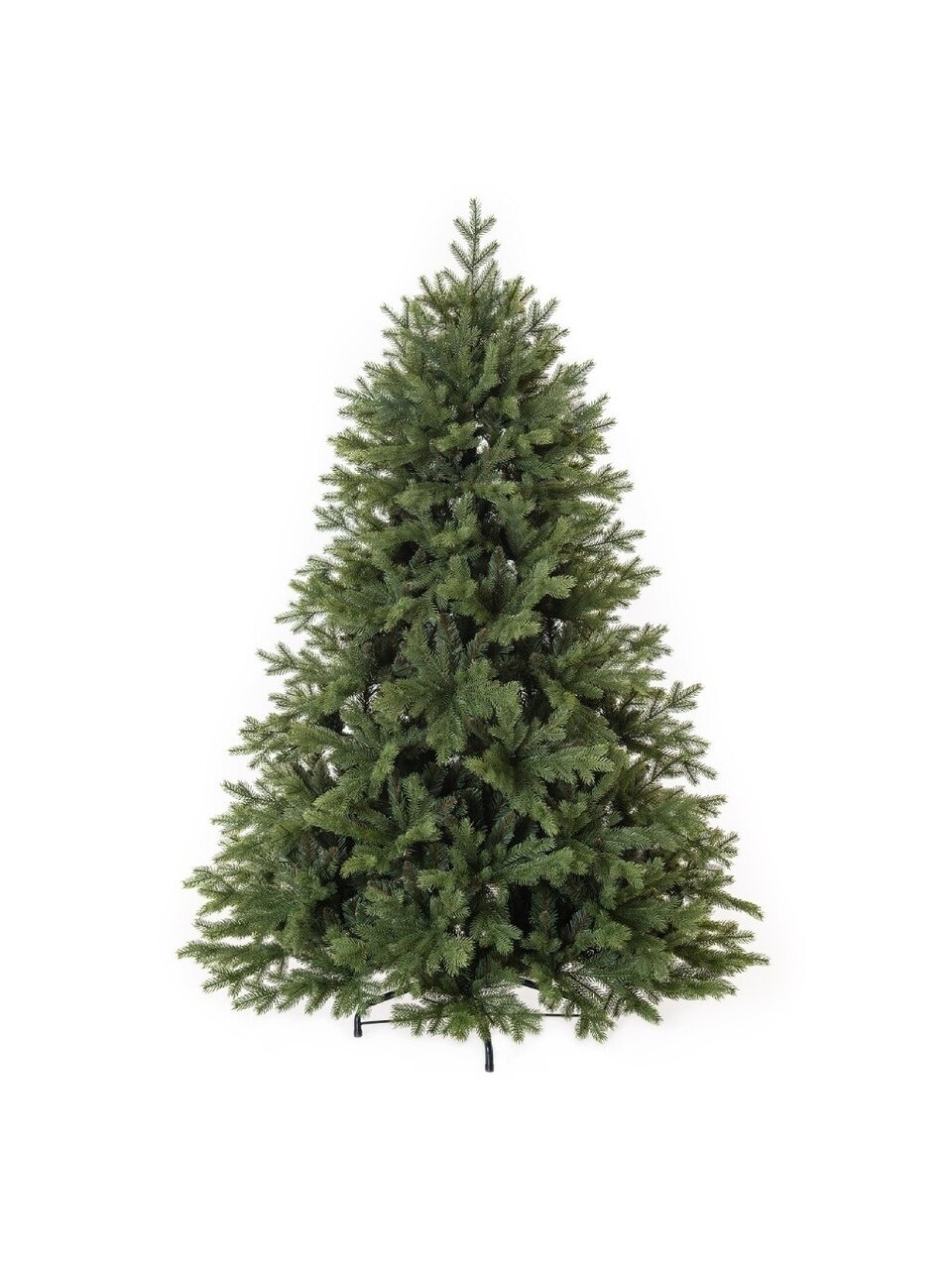 Елка новогодняя напольная, 210 см, Графская премиум, ель, хвоя литая + ПВХ пленка, 44210, ЕлкиТорг