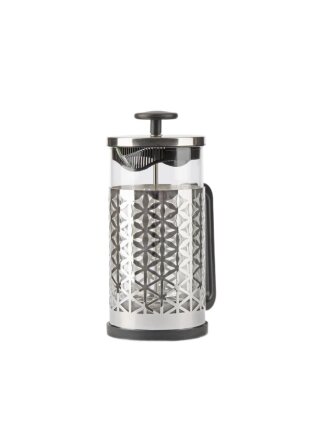 Френч-пресс 0.6 л, стекло, Barouge, Traditional choice, серебро, BF-705