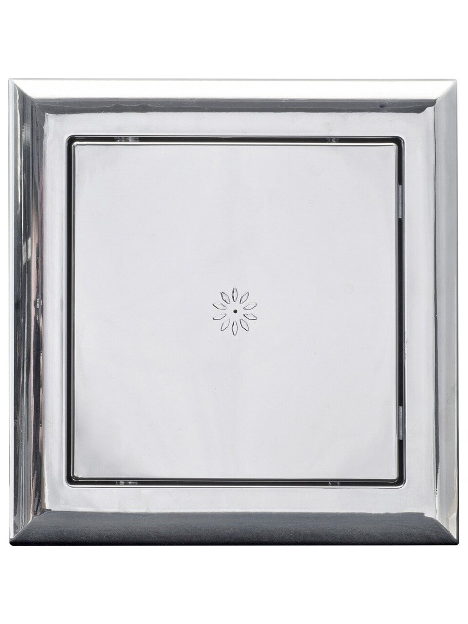 Лючок вентиляционный пластик, 150х200 мм, хром, Event, AD1520