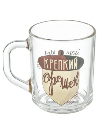 Кружка стекло, 200 мл, Green Tea Ягодка моя, ОСЗ, С1335