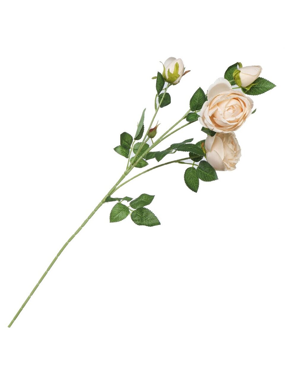 Цветок искусственный декоративный Ранункулюс, 60 см, белый, Y4-7960