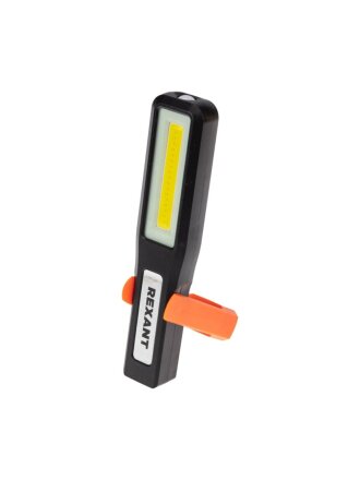 Фонарь ручной встроенный аккумулятор, Rexant, NEW AGE, зарядка от USB, режим SOS, 3 режима, на магните, подвесной, 75-1704