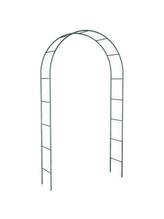 Арка садовая для растений, металл, 120х240 см, разборная, Лесенка
