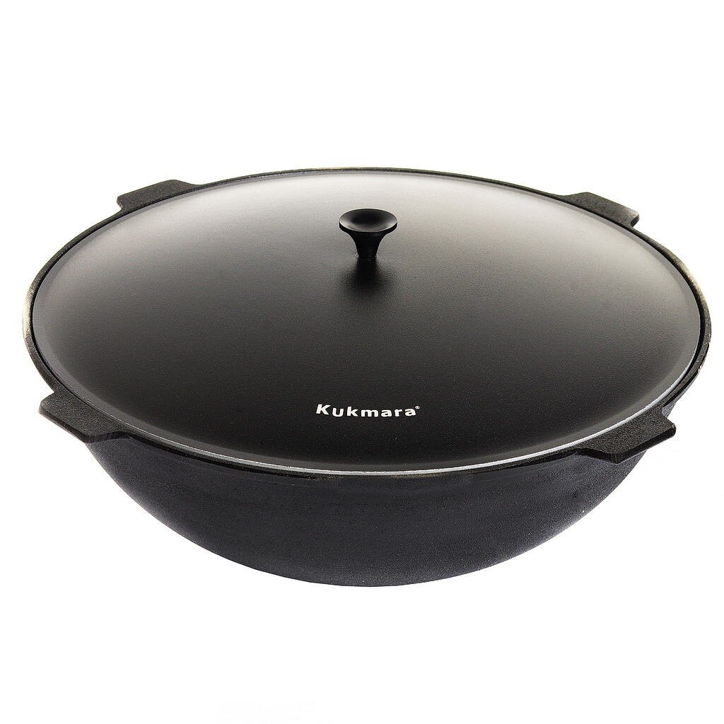 Казан чугун, 10 л, с крышкой, Kukmara, кч101