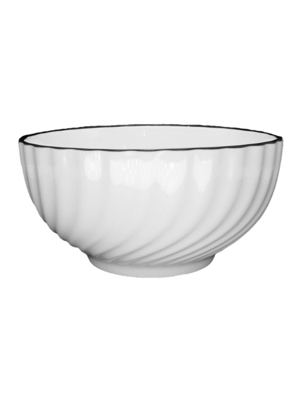 Салатник фарфор, круглый, 15.5х7.8 см, 0.7 л, Зефир, МФК, MFK21112