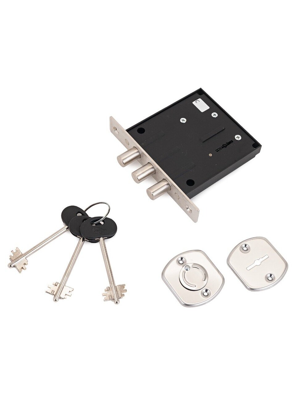 Замок врезной Меттэм, ЗВ8 842.0.0, 10276, без ручки, сувальдный, 3 ригеля