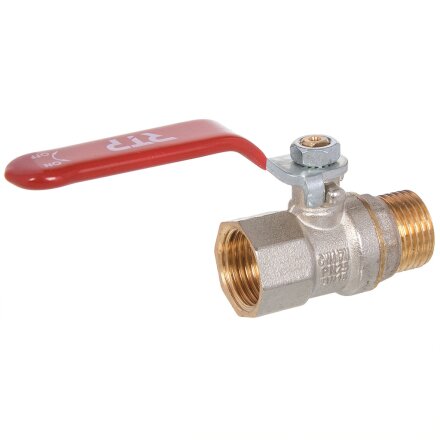 Кран для воды, 1"1/4, г-ш, ручка, PN25, РосТурПласт