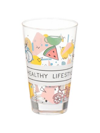 Стакан 400 мл, стекло, Pasabahce, Healthy Lifestyle, в ассортименте, 42877SLBD1
