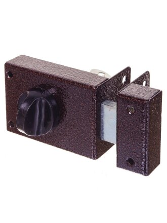 Замок накладной дверной, Омега, 3Н1, 00-00000621, медь